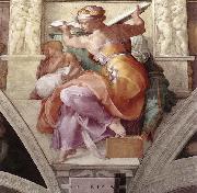 Michelangelo Buonarroti The Libyan Sibyl oil painting artist